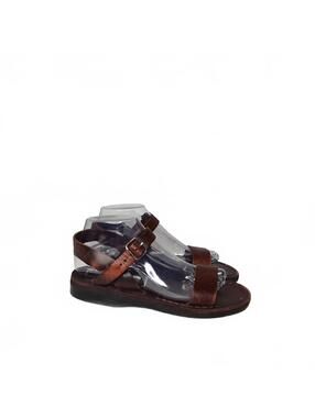 Jerusalem Sandals Women's Handmade Original Brown Leather‎ Size 39